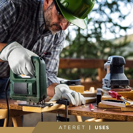 Cesus Heavy Duty Leather Driver Gloves - Image 4