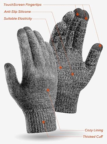 Cesus Thermal Insulated Winter Driver Gloves - Image 4